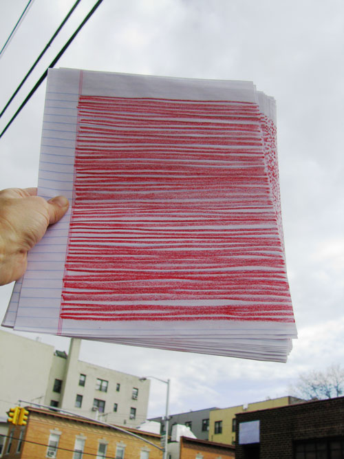 Date: Sunday, February 26th 2012, 4 - 6 pm
Location: Flux Factory, 39-31 29th Street, Long Island City
SP Weather Station will host a Special Preview for the 2011 edition of the SP Weather Reports, presenting new works and works-in-progress by its most recent group of collaborating artists. Now in its fifth year, SP Weather Reports is a collated portfolio published annually by SP Weather Station.