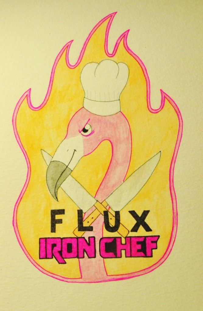 Date: Saturday, February 23rd, 6 – 8 pm
Cost: free for the entertainment! $5 for a sampling of food!
Delight in the culinary talents of our Artists-in-Residence while celebrity judges Paddy Johnson, Steven Stern, Harriet Taub, David Shapiro, and Tracy Candido determine the ultimate Flux Iron Chef.