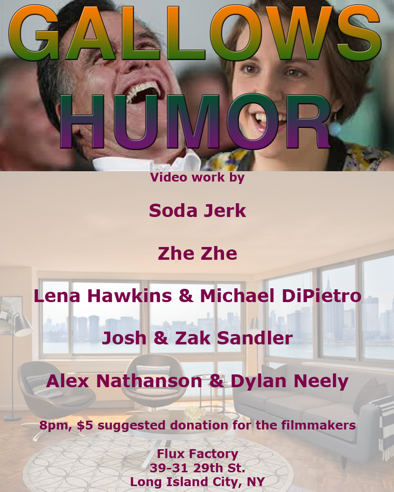 Saturday, August 23rd, 8pm. $5 suggested donation for the filmmakersOrganized by Alex Nathanson