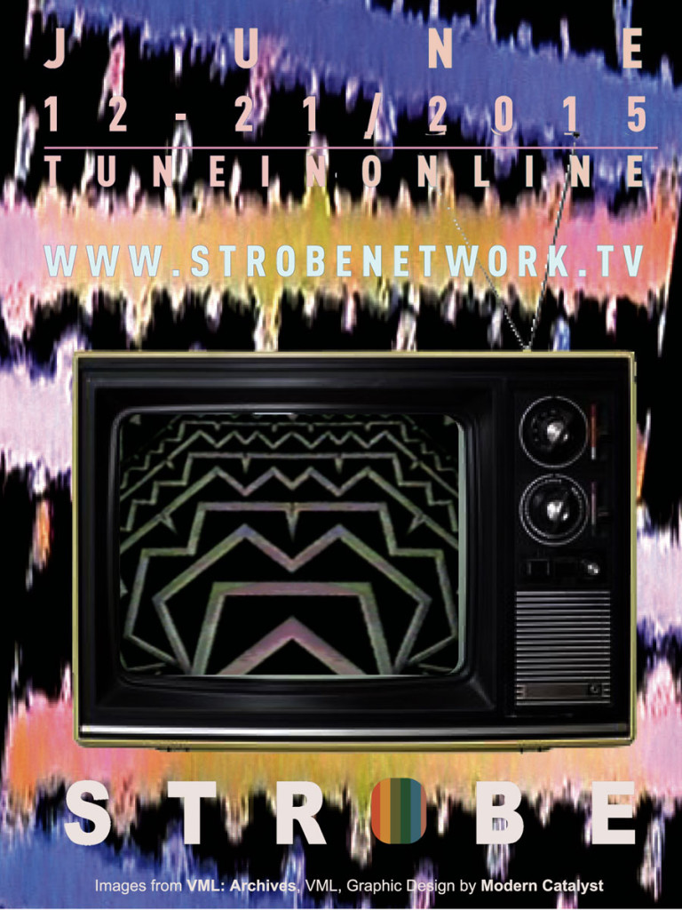 STROBE Network is a temporary broadcast network that will air via a digital streaming platform, featuring artworks that make use of broadcast as an artistic medium.