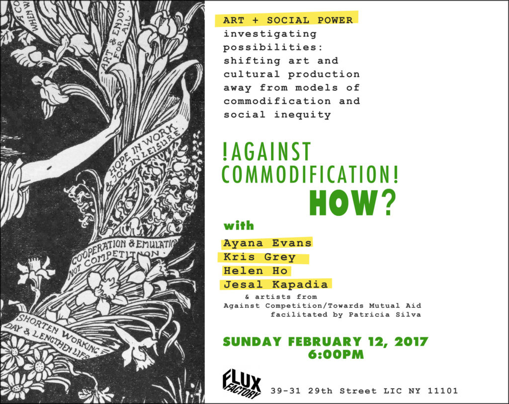 invite_AgainstCommodificationHow_FluxFactory_2017