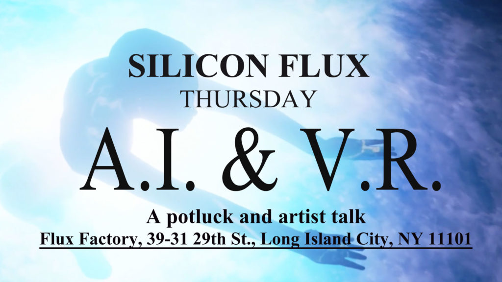 Food and conversation about AI and VR with artists Stephanie Dinkins, Nettrice Gaskins, and LaJuné McMillian.
