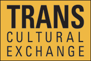 TCE-logo-sm "Trans Cultural Exchange" in black text on a yellow background