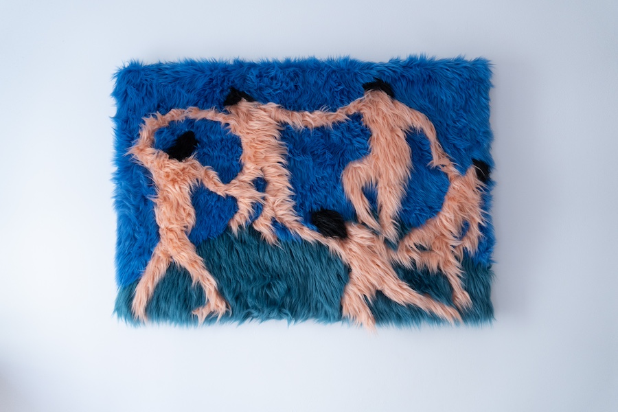 Matisse painting translated into faux fur